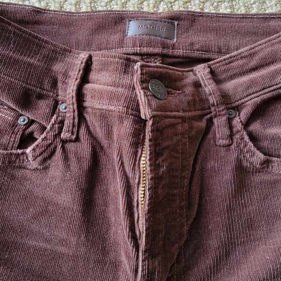 Mother Insider Crop Step Fray Umber Size 24 - Picture 6 of 12